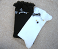 Bunco, Socks, Socks, Black, White, Trimmed, VT., CA.,